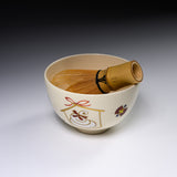 Mino ware Matcha Bowl - Zodiac Snake / 抹茶碗