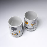 Cat Life Series Sushi Yunomi Tea Cup - 2 Designs / 猫との日常