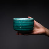 Mino ware Matcha Bowl - Emerald Green / 抹茶碗