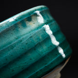 Mino ware Matcha Bowl - Emerald Green / 抹茶碗