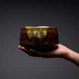 Matcha Bowl -  Amber Cascade / 抹茶碗
