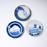 Mino ware Wagara Sometsuke Dinosaur Small Dish - 9 cm / 美濃焼き 恐竜シリーズ
