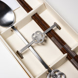 Mizuhiki Cutlery Gift Set  - Silver / 水引き ギフト箸セット