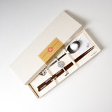 Mizuhiki Cutlery Gift Set  - Silver / 水引き ギフト箸セット