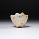 Noriko Sato Cat Round Bowl - Three Design Options / 水玉工房