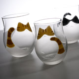 "My Family" Cat Glass Series – Bringers of Good Fortune - 6 Options / わたしの家族シリーズ