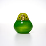 My Family Series - Budgerigar Glass Ornament / インコの置物
