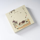 KOUSAIDO Cone Incense with Plate Set - 4 Fragrance Options  / 香彩堂 いやしねこ お香セット