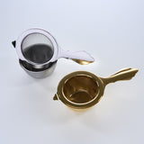 Neo Tea Strainer with Drip Bowl – Made in Japan - Two Colour Options