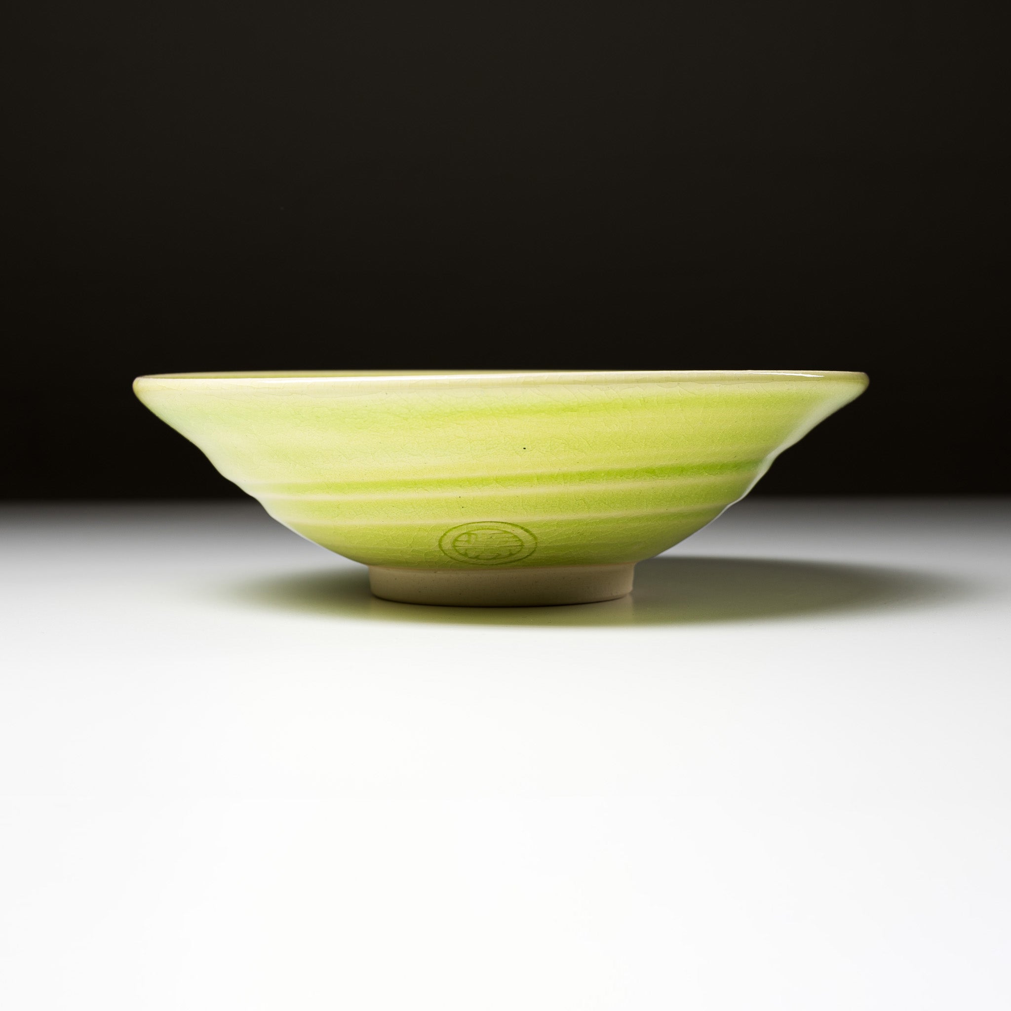 NINSHU Deep Plate 21 cm - Kaguya Green / かぐや