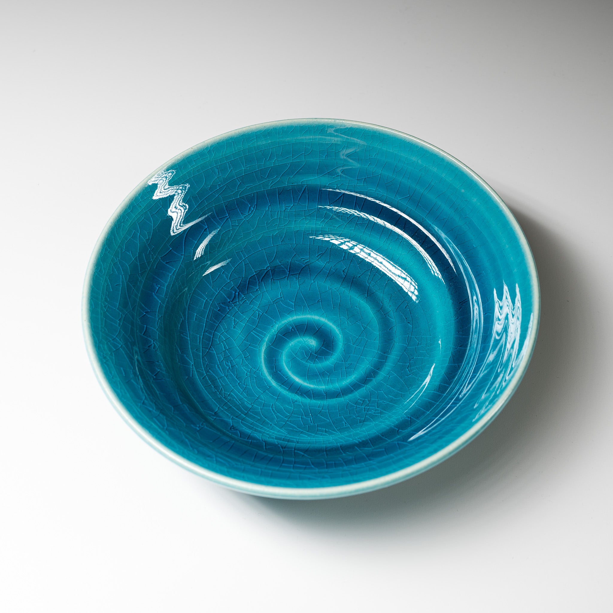 NINSHU Deep Plate 21 cm - Souku Blue / 蒼空