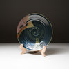 NINSHU Large Plate 27 cm - Night Vortex / 仁秀 大皿 夜の渦