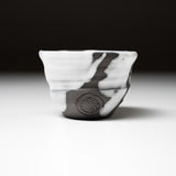 NINSHU Sake Cup, Small Teacup - Snow Field / 白流彩