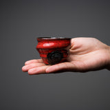 NINSHU Sake Cup, Small Teacup - Kouki / 紅貴