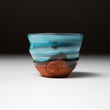 NINSHU Sake Cup, Small Teacup - Souku Blue / 蒼空