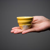 NINSHU Sake Cup, Small Teacup - Yuzu Yellow / ゆず