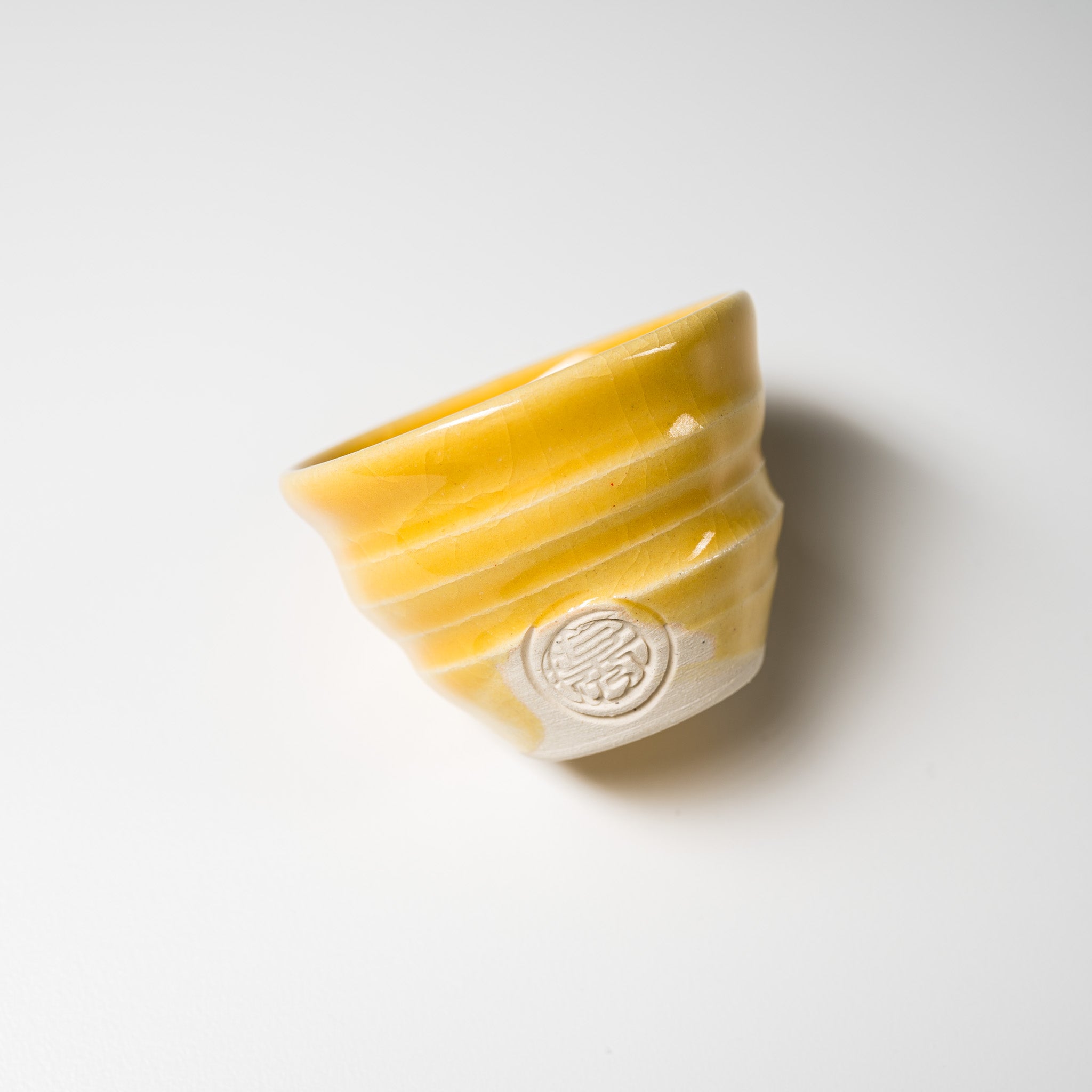 NINSHU Sake Cup, Small Teacup - Yuzu Yellow / ゆず