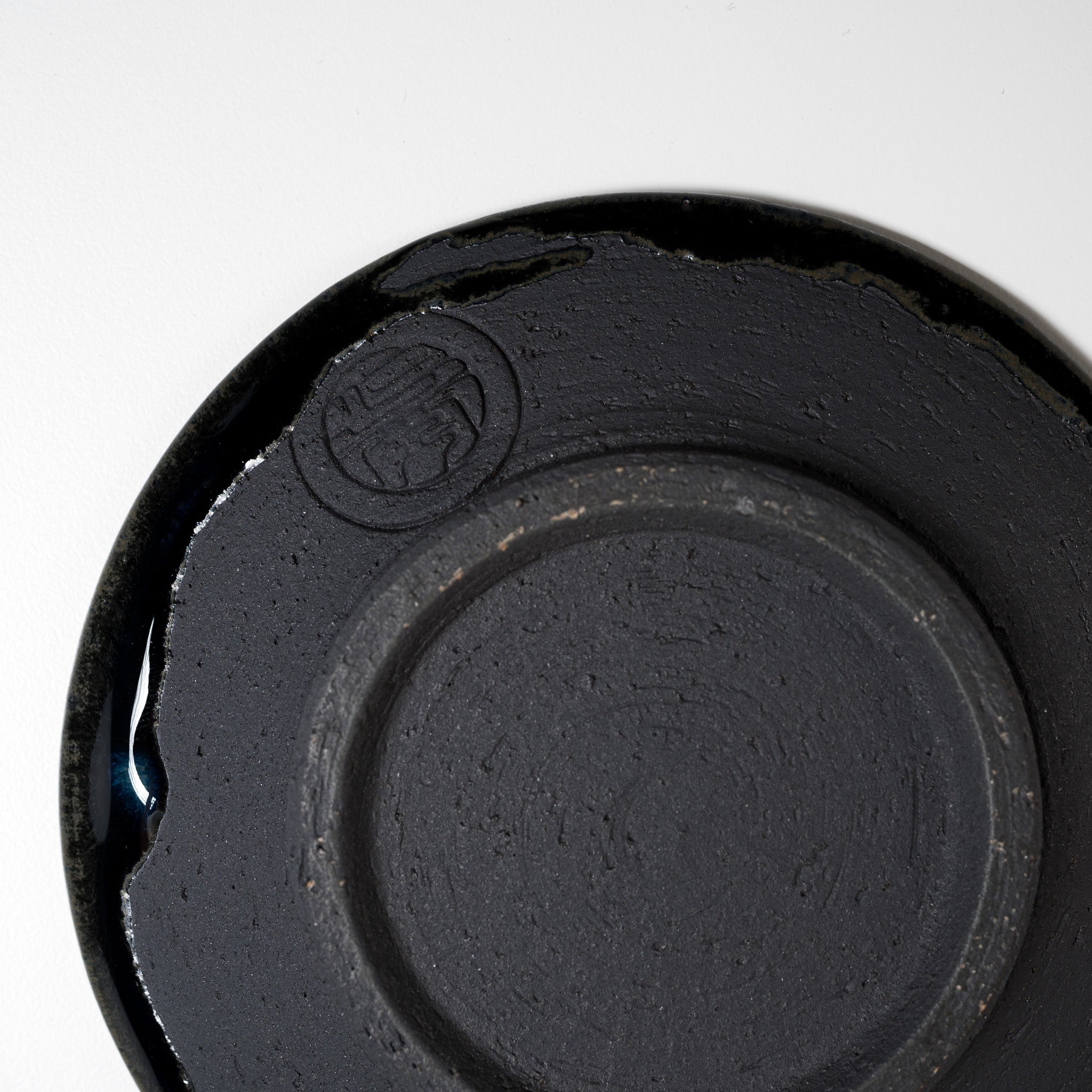 NINSHU Single Plate 13 cm - Charcoal Black / 墨黒