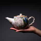 Kyo Kiyomizu Ware Hand made Teapot / 京焼・清水焼き