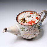 Kyo Kiyomizu Ware Hand made Teapot / 京焼・清水焼き