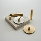 NOUSAKU Incense Holder Plate and Incense Gift Set - Round Shape / 能作 香立て