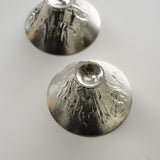 NOUSAKU Pair Sake Cup - Fujiyama Tin and Gold Leaf / 能作 盃ギフト