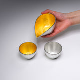 NOUSAKU Tin Sake Set - KIKI / 能作 錫金箔酒器セット