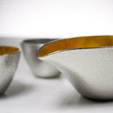 NOUSAKU Tin Sake Set - KIKI / 能作 錫金箔酒器セット