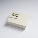 KOUSAIDO Glass Incense Holder - Clear / 香彩堂 硝子香立て