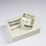 KOUSAIDO Glass Incense Holder - Clear / 香彩堂 硝子香立て
