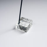 KOUSAIDO Glass Incense Holder - Clear / 香彩堂 硝子香立て