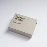 KOUSAIDO Glass Incense Holder - Grey / 香彩堂 硝子香立て