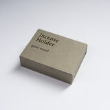 KOUSAIDO Glass Incense Holder - Black / 香彩堂 硝子香立て