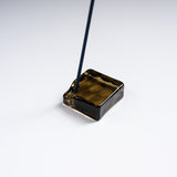 KOUSAIDO Glass Incense Holder - Black / 香彩堂 硝子香立て