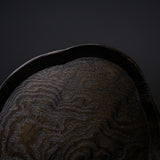 ICHIKAWA - Handmade Premium Oval Shape Tray - Japanese Ash Iron-Dyed Black