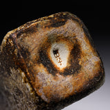 Ouji Kiln Ash Glaze Vase with Wooden Box / 王子窯 灰釉花入