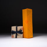 Ouji Kiln Ash Glaze Vase with Wooden Box / 王子窯 灰釉花入