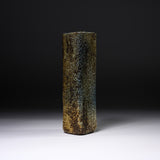 Ouji Kiln Ash Glaze Vase with Wooden Box / 王子窯 灰釉花入