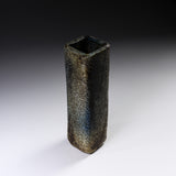Ouji Kiln Ash Glaze Vase with Wooden Box / 王子窯 灰釉花入