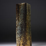 Ouji Kiln Ash Glaze Vase with Wooden Box / 王子窯 灰釉花入