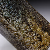 Ouji Kiln Ash Glaze Vase with Wooden Box / 王子窯 灰釉花入