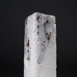 Ouji Kiln Shino White Vase with Wooden Box / 王子窯 志野花入