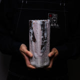 Ouji Kiln Momo Shino Vase with Wooden Box / 王子窯 桃志野花入