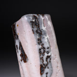 Ouji Kiln Momo Shino Vase with Wooden Box / 王子窯 桃志野花入