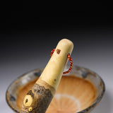 Ouji Kiln Suribachi & Surikogi Set - Small 15.5 cm / 王子窯 志野すり鉢
