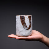 Ouji Kiln Shino Sushi Yunomi Tea Cup / 王子窯 志野寿司湯呑み