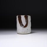 Ouji Kiln Shino Sushi Yunomi Tea Cup / 王子窯 志野寿司湯呑み
