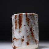 Ouji Kiln Nezumi Shino Sushi Yunomi Tea Cup / 王子窯 志野寿司湯呑み