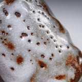 Ouji Kiln Nezumi Shino Sushi Yunomi Tea Cup / 王子窯 志野寿司湯呑み