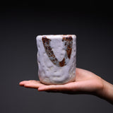 Ouji Kiln Momo Shino Sushi Yunomi Tea Cup / 王子窯 志野寿司湯呑み